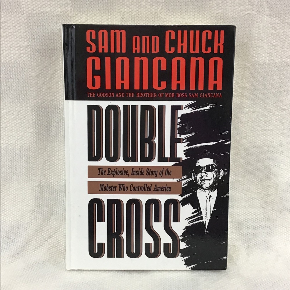 Double Cross Sam Chuck Giancana HB 1st Printing 1992 Mafia True Crime Book